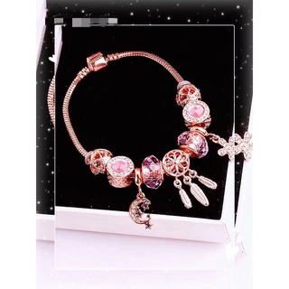 Pulseira Prateada ESTILO PANDORA