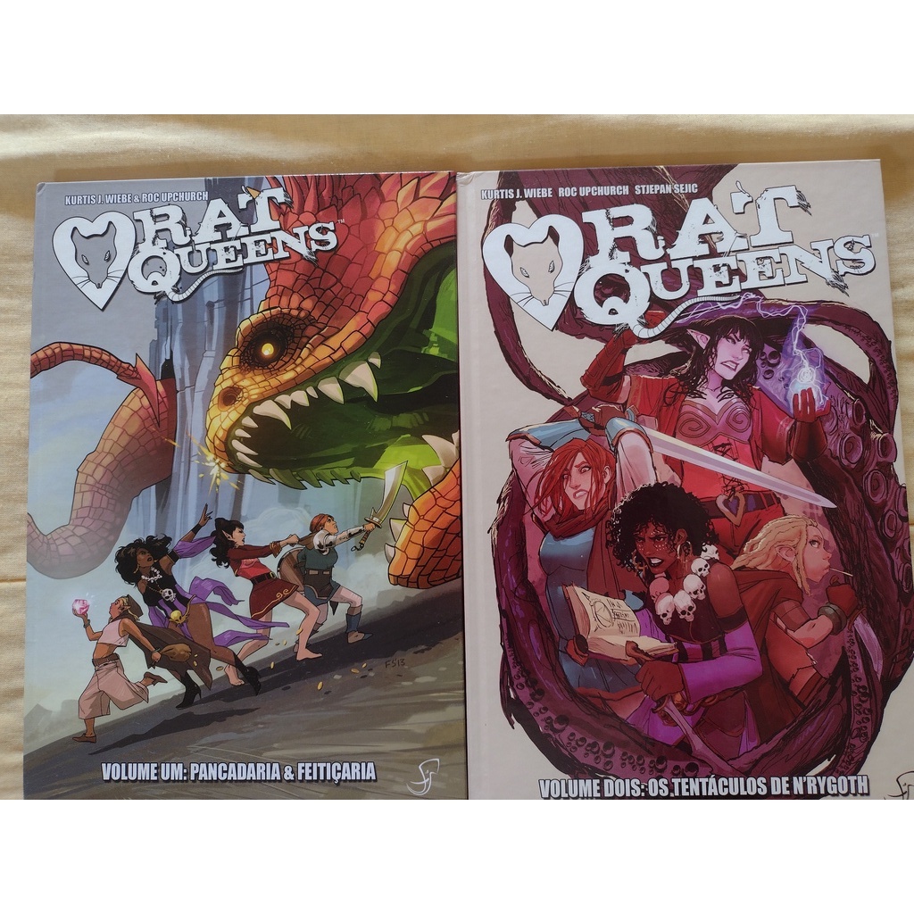 HQ RAT QUEENS VOL 1 E VOL 2 CAPA DURA EDITORA JAMBÔ