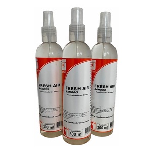 Kit C/3 Odorizante Neutralizador Odores Fresh Air Bamboo 300ml Spartan
