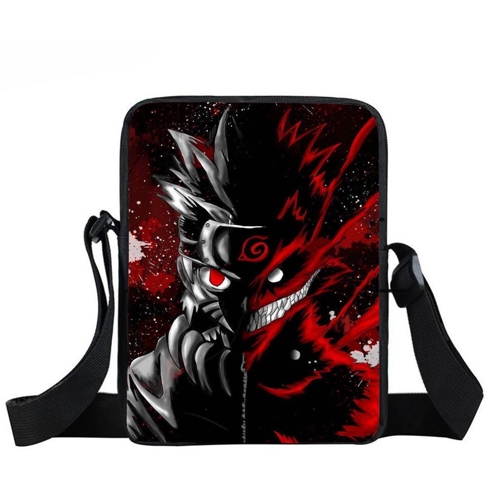 Lancheira Naruto Raposa Anime Personagem Bosla Escolar