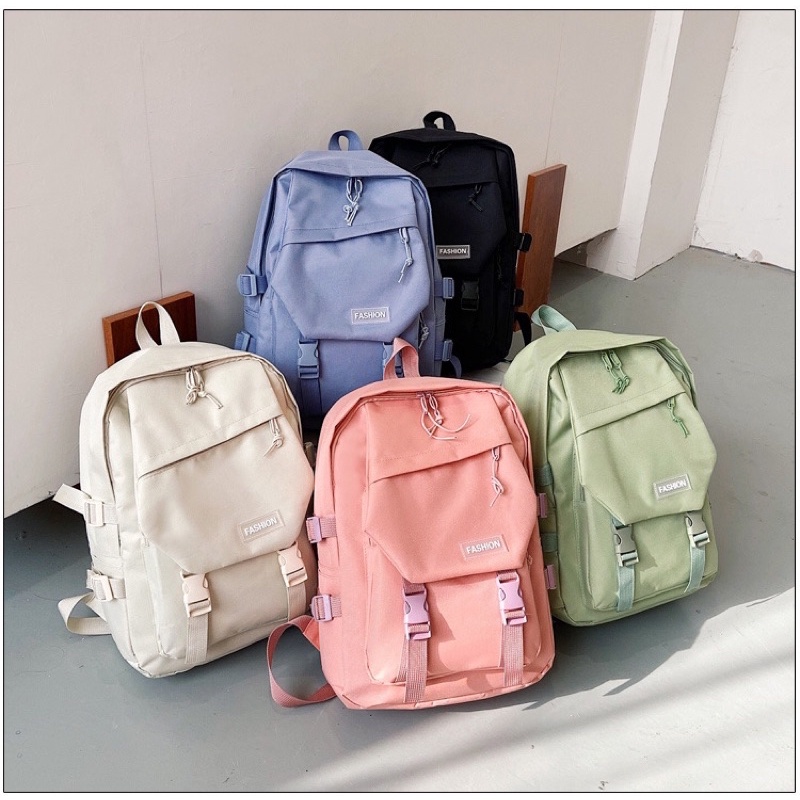 Mochila Escolar Impermeável Casual Feminina Masculina Moda Coreana