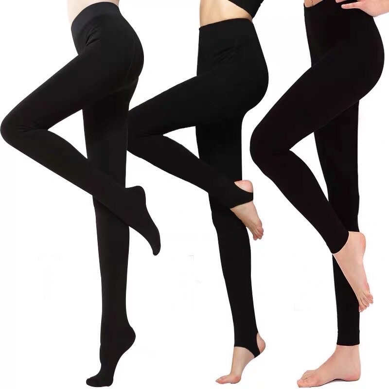 Meia-Calça/Meia-grossa/Meia Comprida/Meia Calça Segunda Pele Térmica Flanelada Grossa Fio 80   Calça Legging Suplex Academia Fitness Confortável Modelagem Perfeita