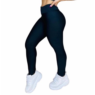 Legging Suplex Fitness Pronta Entrega Zero Transparência em Oferta na Shopee