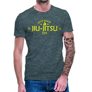 Camiseta Competidor de Jiu Jitsu Lutador MMA BJJ Brazilian Em Algodão Premium