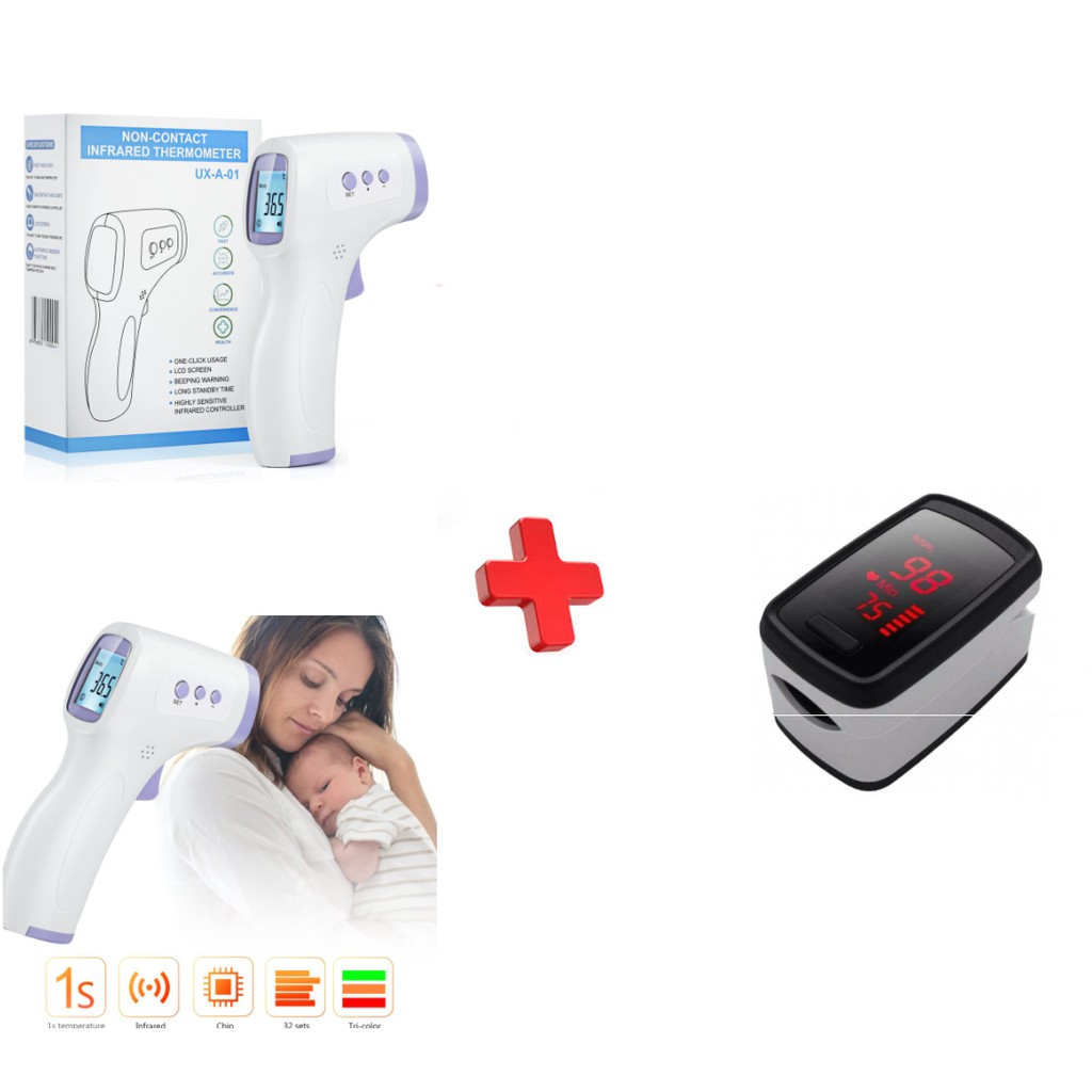Termometro Corporal Febre + Oximetro PROMOÇÃO!!