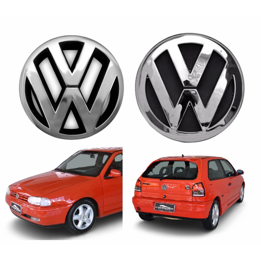 Kit Logo Emblemas Volkswagem Gol G Bola