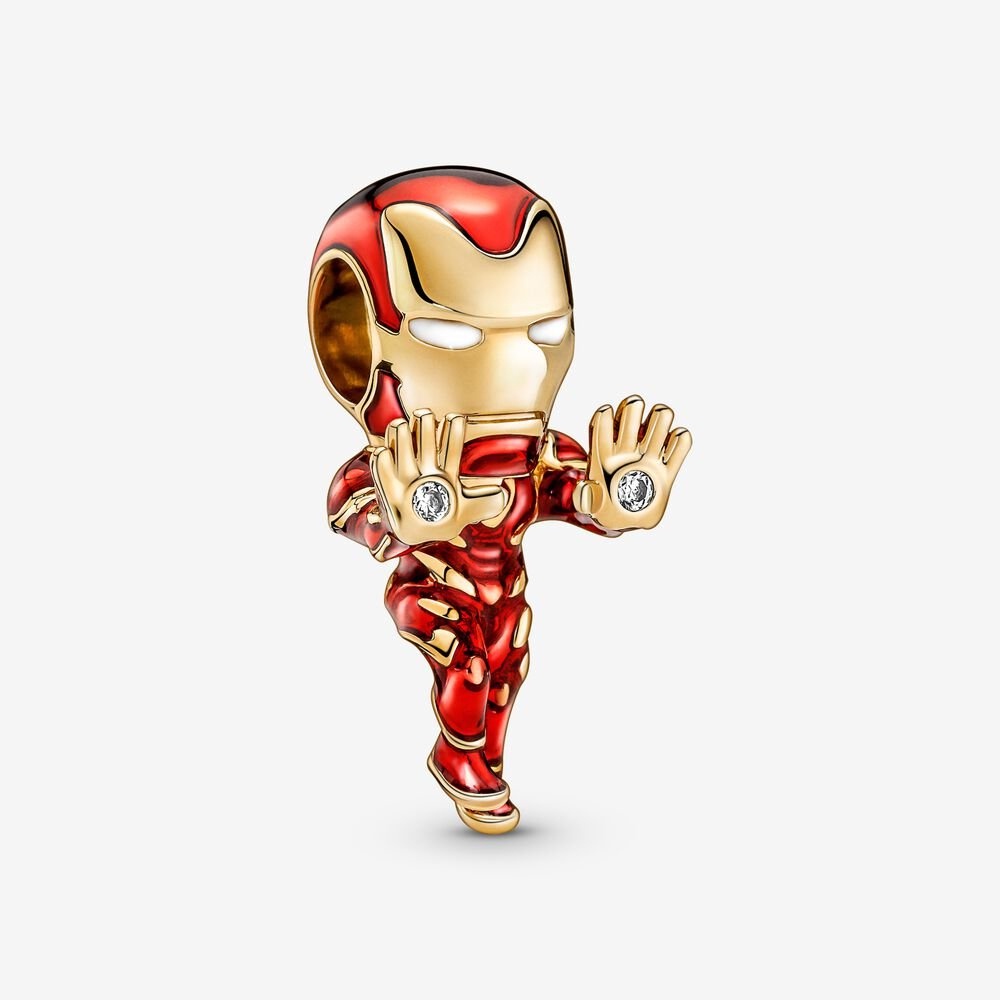 Pand * ora Acessórios Marvel The Avengers Iron Man Charm Silver Jewelry et Charms Women gifts DIY Presentes Para Senhoras/Meninas p818