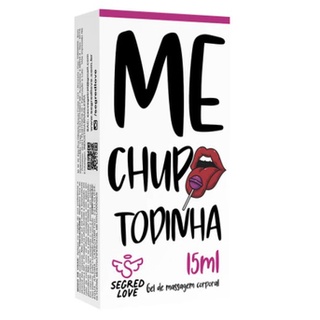 Me Chupa Todinha Lubrificante Beijável 15ml Segred Love- Sex Shop