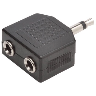 Adaptador P2 Macho Mono Para 2 P2 Fêmea Mono Unidade