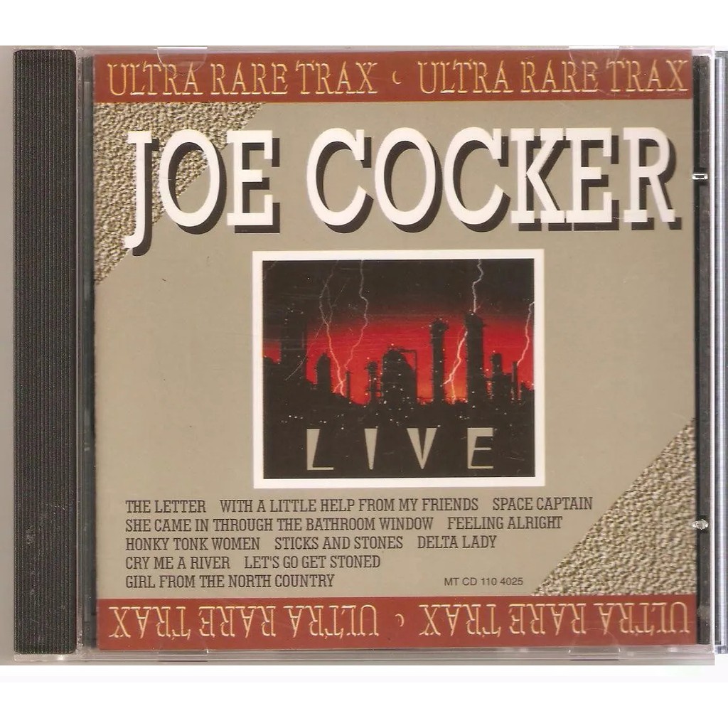 Cd Joe Cocker - Ultra Rare Traxx ( Top Sound 1996 )