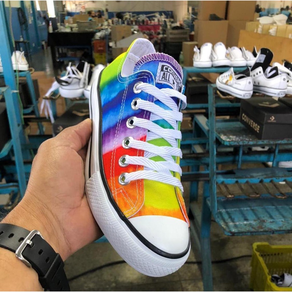 tenis all star arco iris