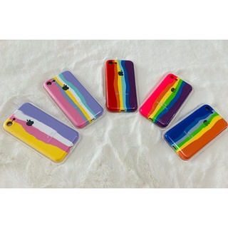 Case Capa Capinha Colorida Arco- Iris Pride Com Logotipo IPhone para IPhone 6 6s Plus 7 8 7 8 Plus X XS XS Max Xr