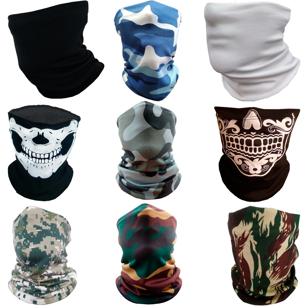 Bandana Touca Balaclava Mascara Proteção de Rosto Gorro Cachecol Lenço de pescoço Frio Inverno Motociclistas Bike