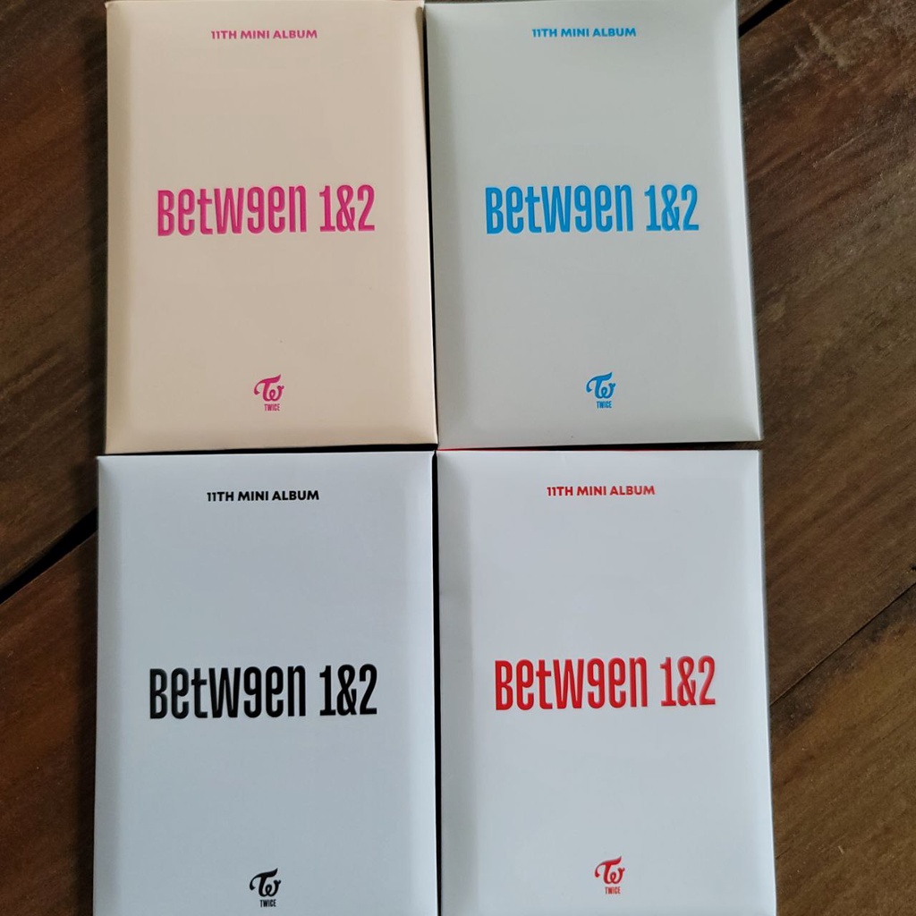 TWICE PHOTOCARD Para Pré-Encomenda BETWEEN 1 & 2 11o Mini Álbum