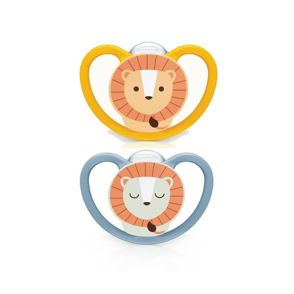 Kit 2 Chupetas Space Boy Animais Azul 6+ Meses - Nuk