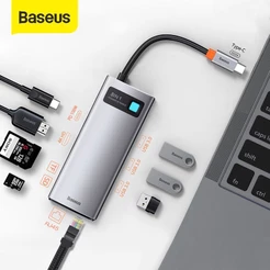 Baseus USB C HUB Para Adaptador Compatível Com HDMI MacBook Pro Air Surface 7