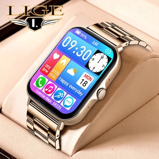 LIGE Novo Relógio Inteligente Mostrador Masculino 2022 Toque Completo Temperatura Corporal Esportes Fitness Tracker Smart Watch Inteligente Impermeável Feminino