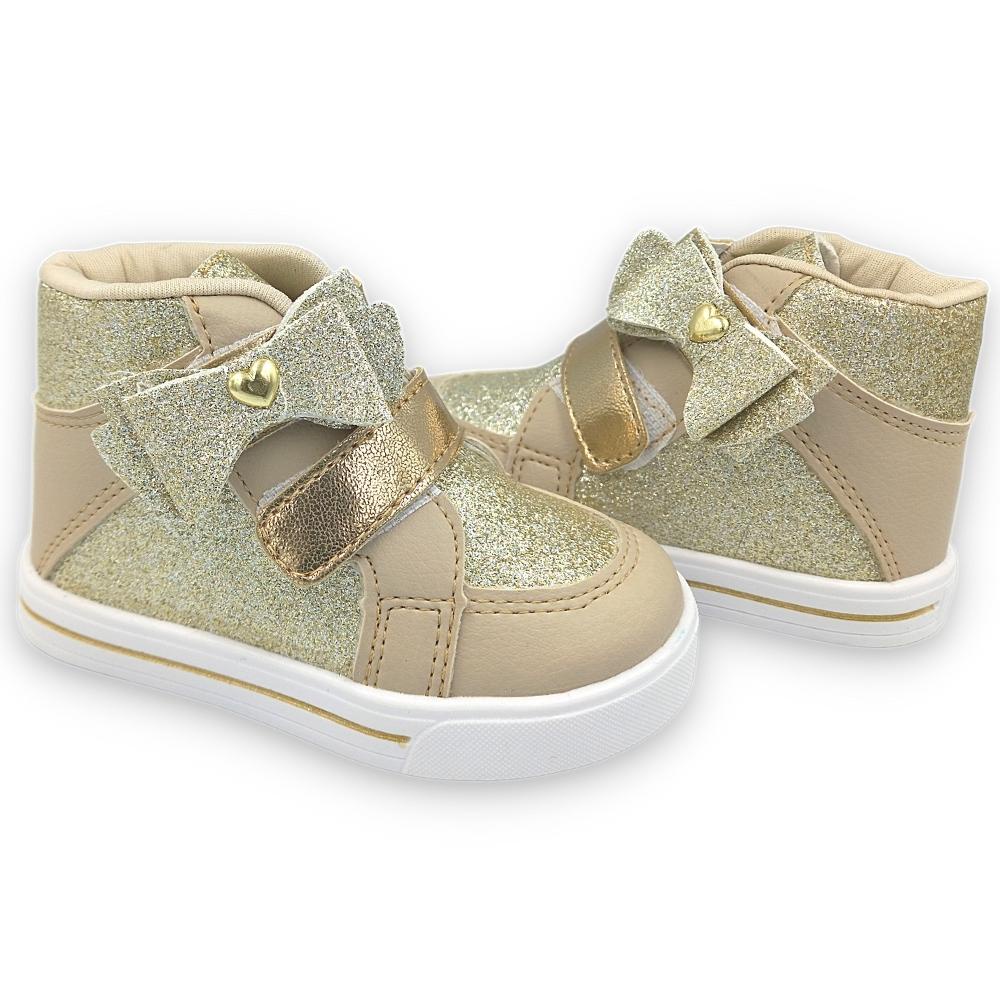 Tenis Calcado Sapatinho Infantil Feminina Bebe Cegonha Casual