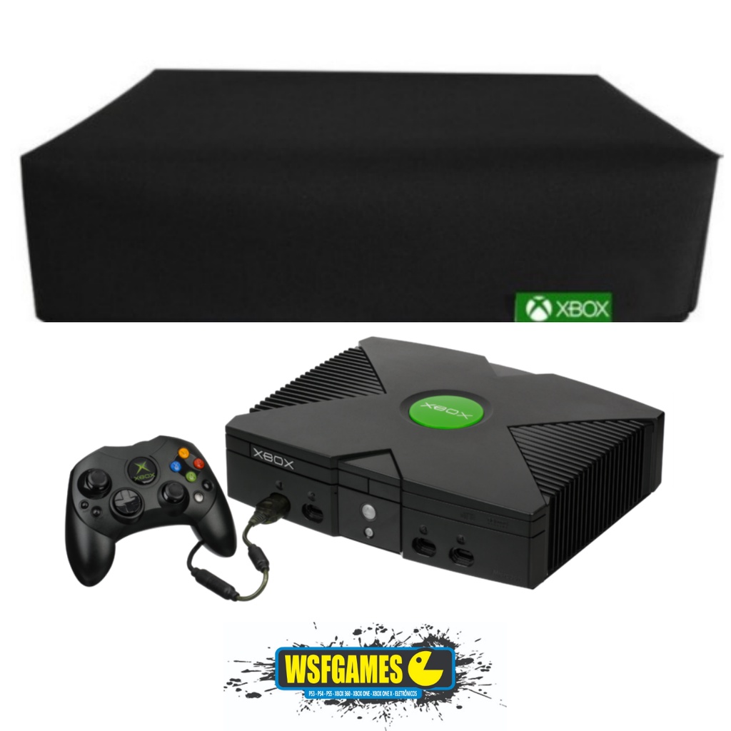 Capa Para Console Xbox Clássico - Primeiro Modelo - Protetora Anti Poeira Pelos Impermeável Arranhões em Oferta na Shopee