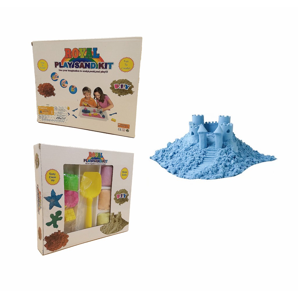 Kit Sand Areia Cinética Mágica Roxo Laranja Verde Forminhas