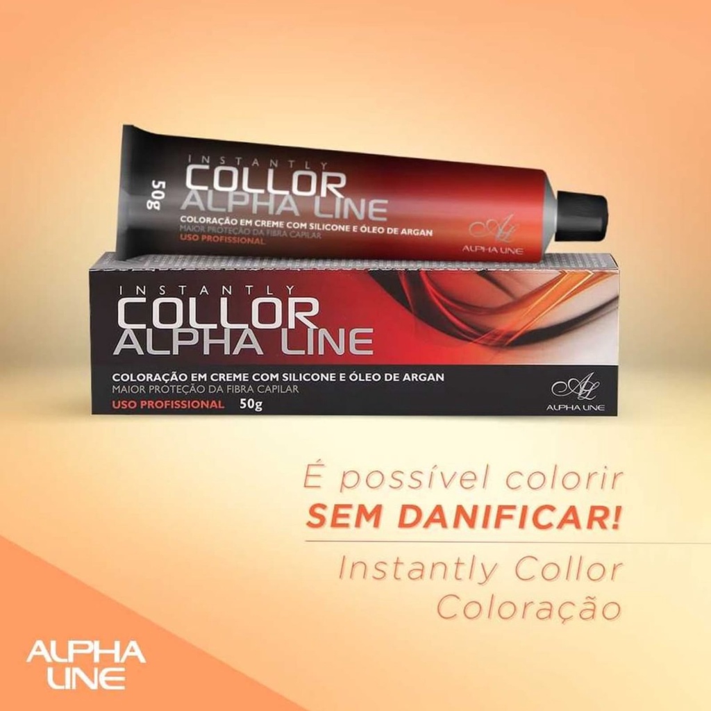 Coloração Alpha Line Instantly 50g (cores A Escolher) em Oferta na Shopee