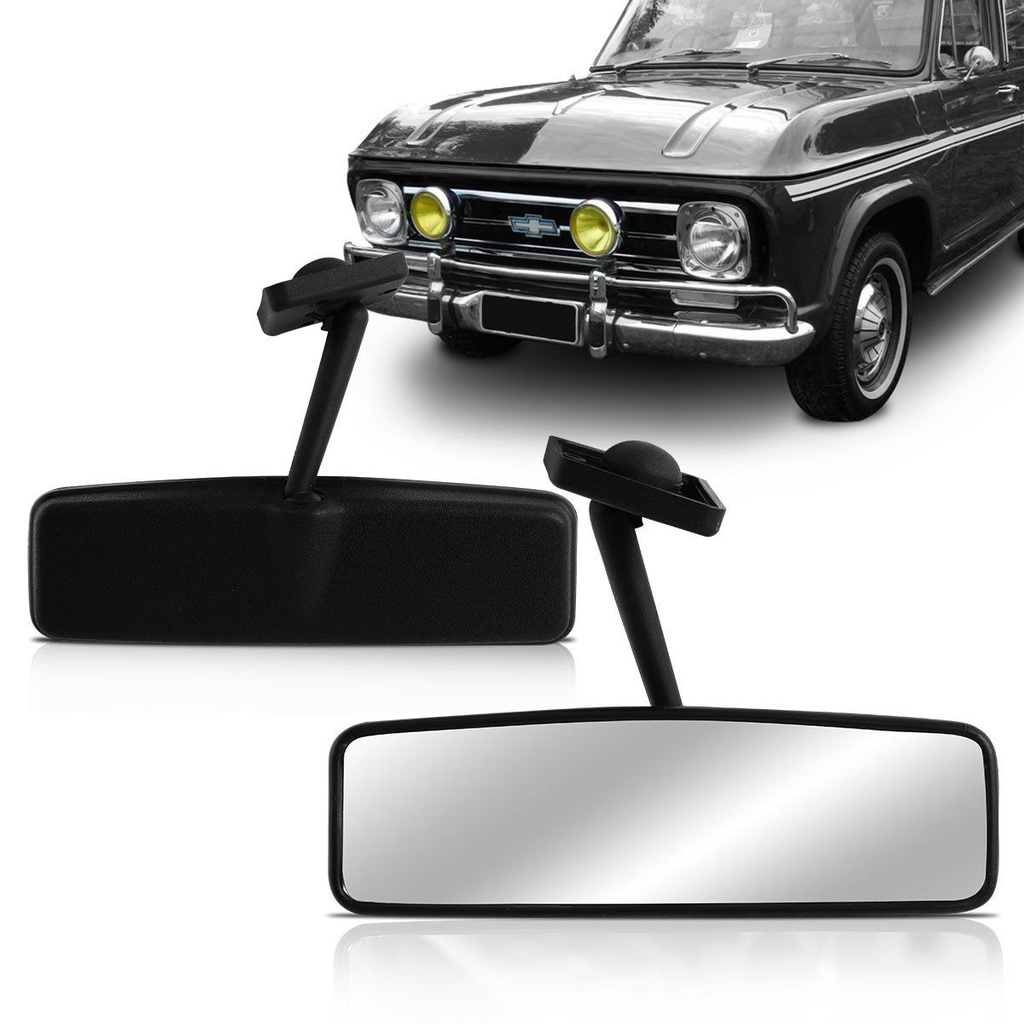 Espelho Retrovisor Interno Pick Up Veraneio A10 A20 89 90 91 92 93 94 em Oferta na Shopee