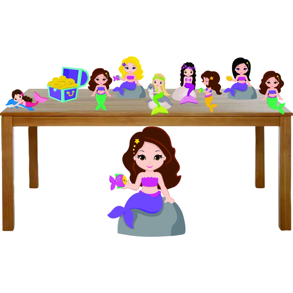 Kit Totens Display SEREIA CUTE - Display para mesa e chão