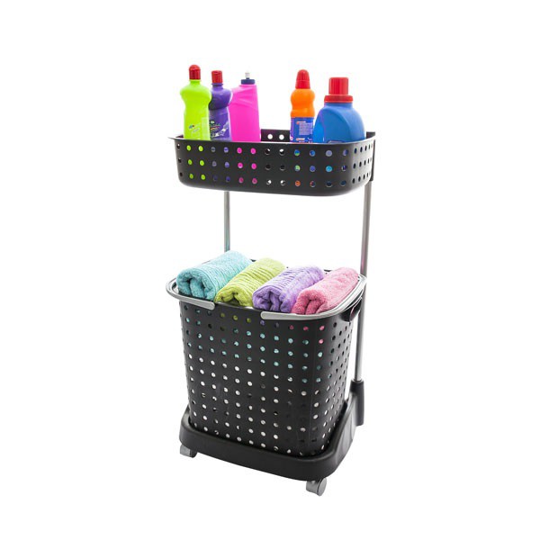 Conjunto para Lavanderia Viena Duplo Preto SECALUX