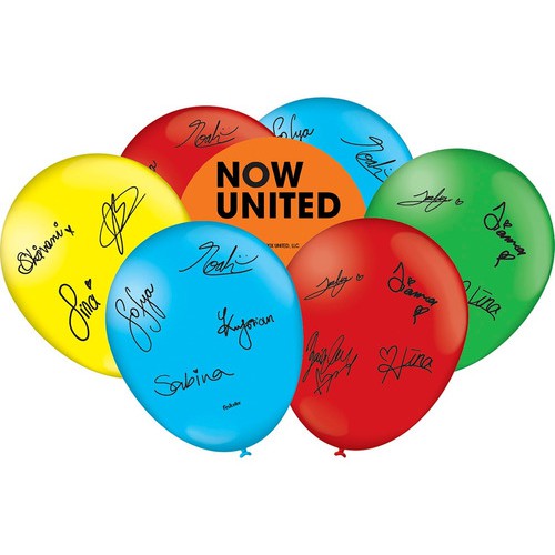 Balão - Bexiga Festa Now United - 25 Unidades Pacote