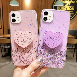Suporte para celular Glitter De Luxo Para Samsung Galaxy A02 A03S A22 A32 A52 A72 4G 5G M20 TPU Capa Traseira