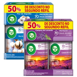 Bom Ar Freshmatic Spray Automático Refil (Kit com 2 Refil) em Oferta na Shopee