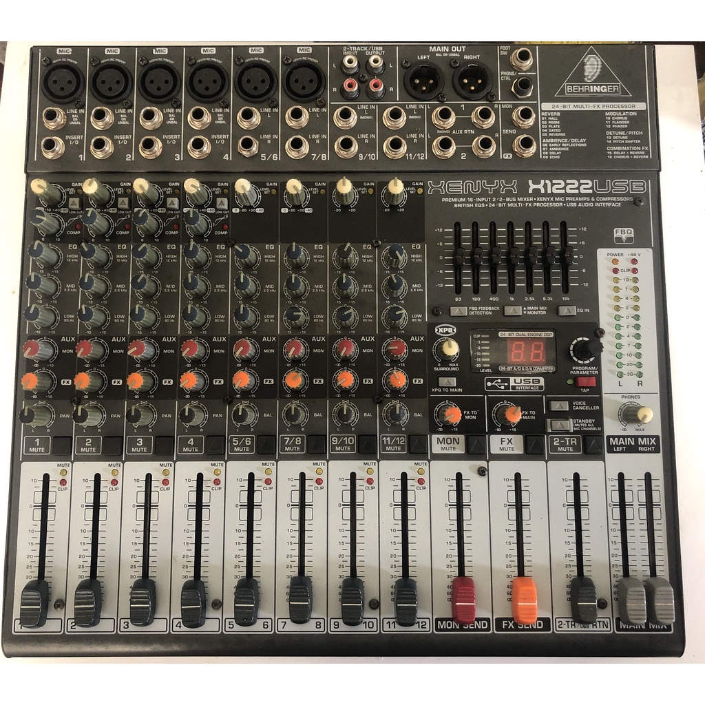 behringer 12 mixer powered