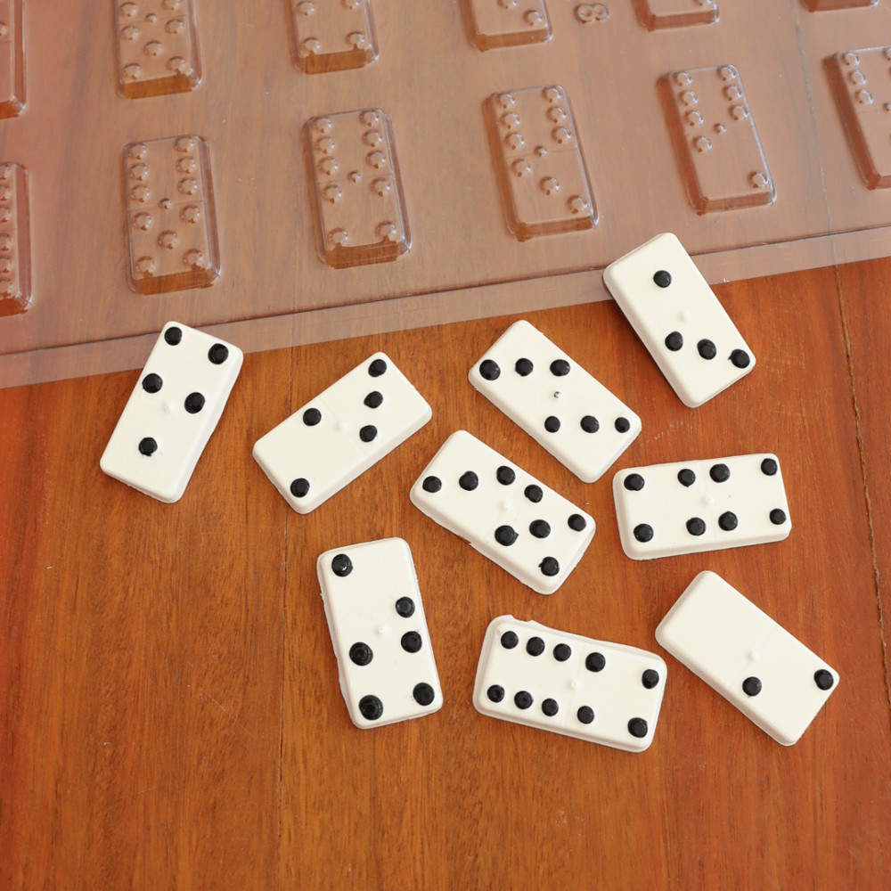 Forma BWB Simples Semiprofissional, Alto Rendimento Doces Finos Chocolates Cód. 3648 - Dominó em Oferta na Shopee