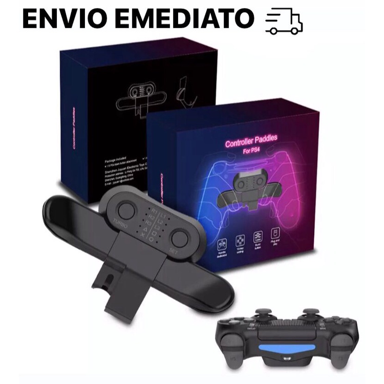 Botão Traseiro Paddles Para Controle Ps4 - Extended Gamepad Super Promoção