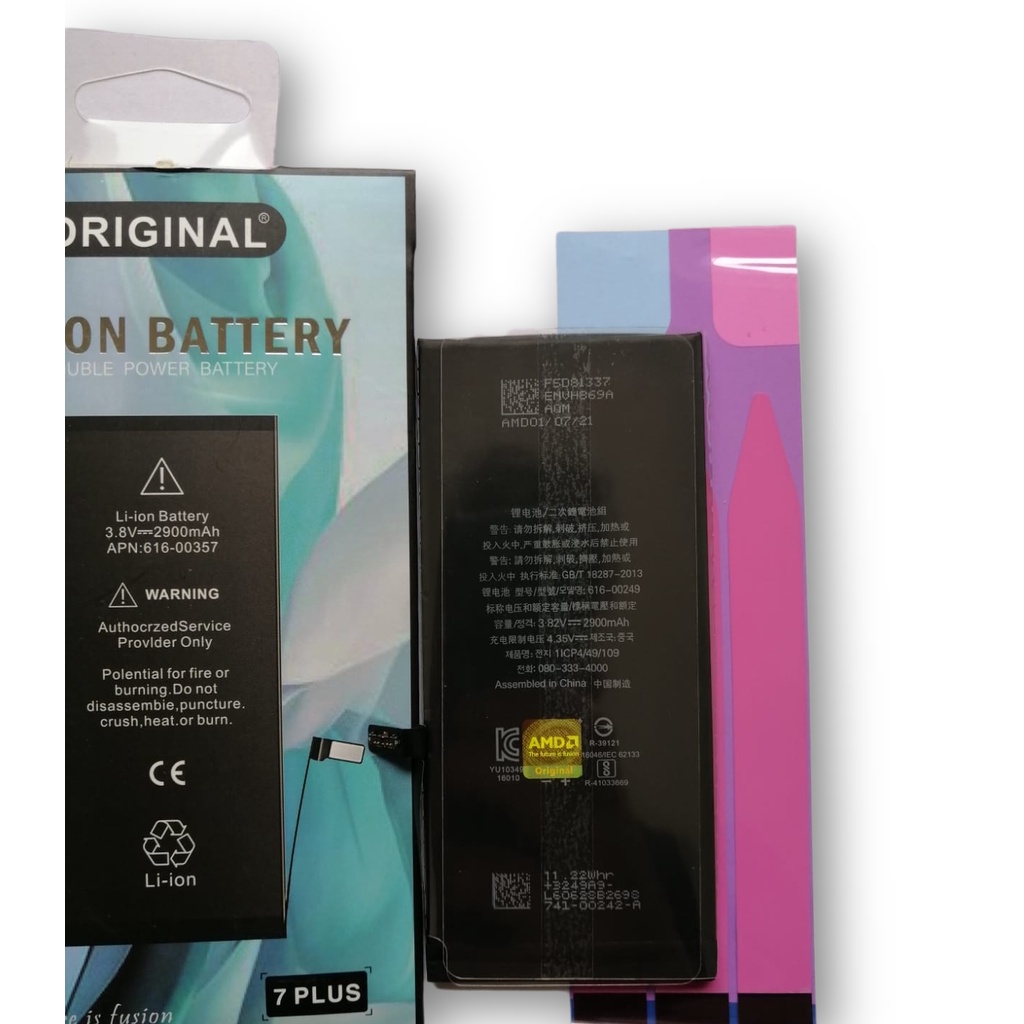 Bateria para Iphone 7 plus Qualidade 3A Nova + garantia 1 Ano ...