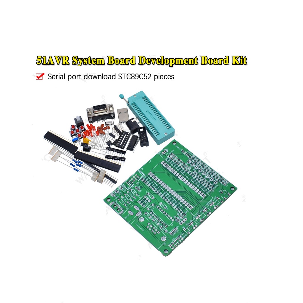 Placa de Desenvolvimento Stc89c52 Microcont.r 51/avr
