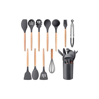 Jogo Kit Com 12 Peças Utensílio de Cozinha Silicone