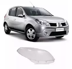 Lente Farol Principal Renault Sandero 2008 2009 2010