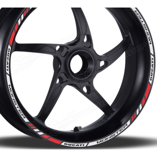 Friso Adesivo Refletivo M11 Roda Moto Ducati Monster
