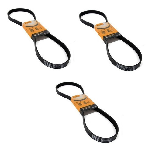 Kit 3 Correias Honda Civic 1.7 Ar Direção Alternador em Oferta na Shopee