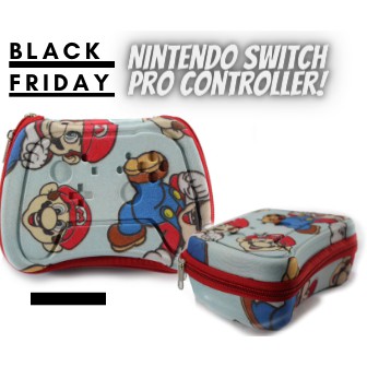 Nintendo Switch Pro Controller Mario- Case Rigida