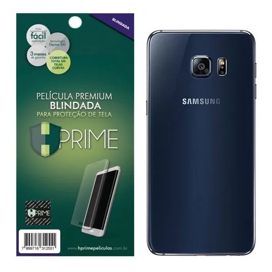 Kit com 3 Películas Premium HPrime Samsung Galaxy S6 Edge + / S6 Edge Plus - VERSO
