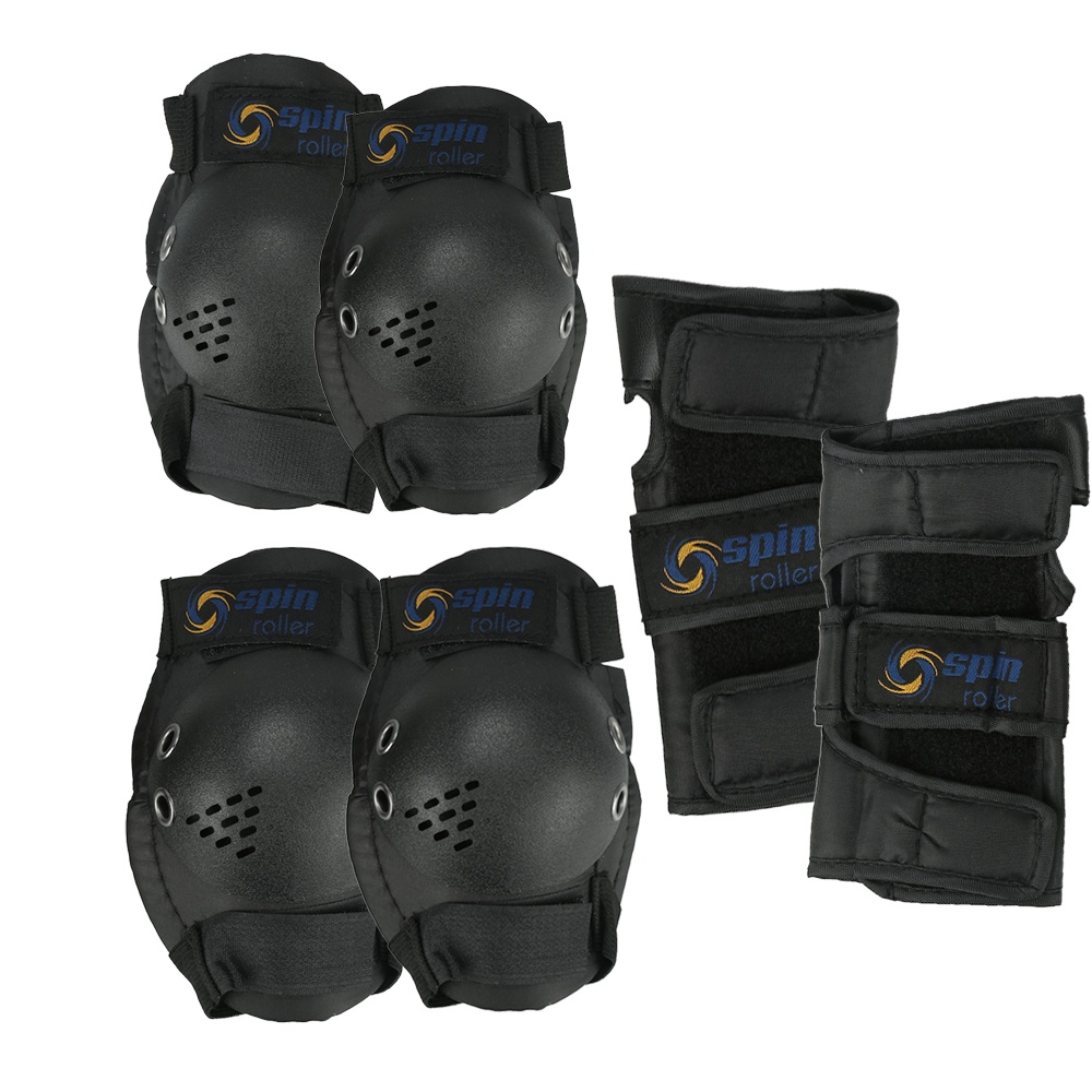 Kit Proteção com máxima Segurança para práticar os esportes Juvenil Infantil Skate Patins Patinete
