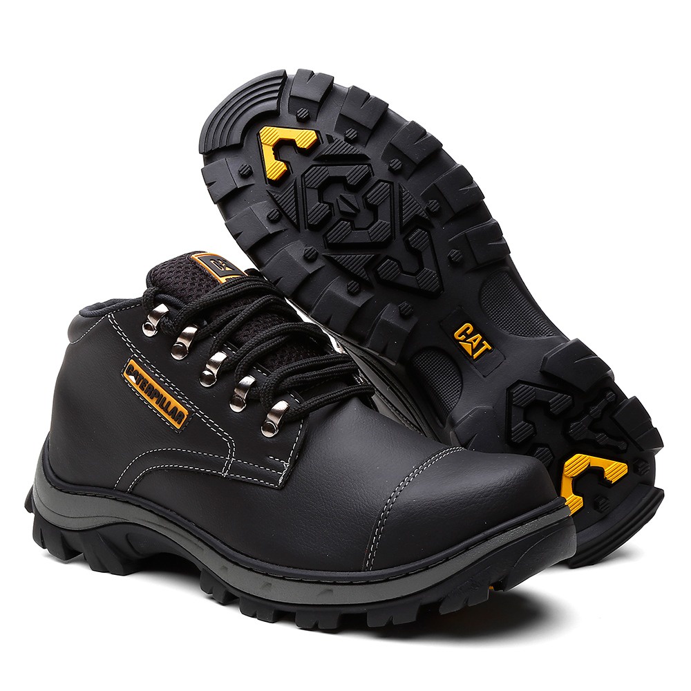 Sapato Segurança Masculino Original Caterpillar 50 Off + Carteira + Cinto