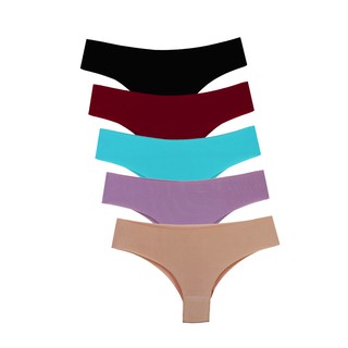 Kit 5 Calcinha Tanga Laser Sem Costura Alta Qualidade Sortido