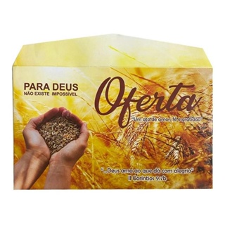 Envelope De Oferta Pacote C/100 Unidades (R) em Oferta na Shopee