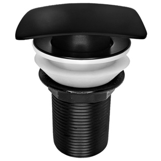 Valvula Click 1 1/4 Quadrada Black Preto Preta Banheiro Ralo Pia Lavabo Cuba em Oferta na Shopee