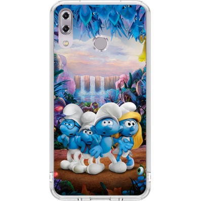 Capa de Celular Capinha Asus Zenfone 5 2018 Personalizada  - Smurfs