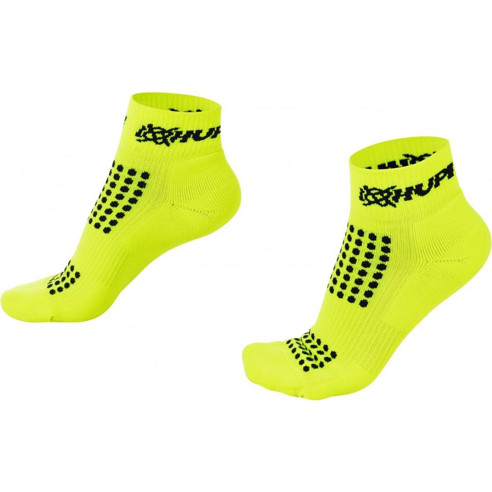 Meia Curta para Corrida HUPI - Running Pro Amarelo Neon em Oferta na Shopee