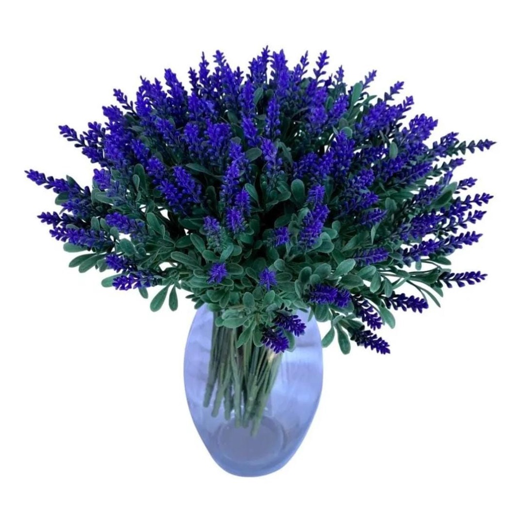 Lavanda Flor Artificial Silicone Parece Real 35cm | Shopee Brasil